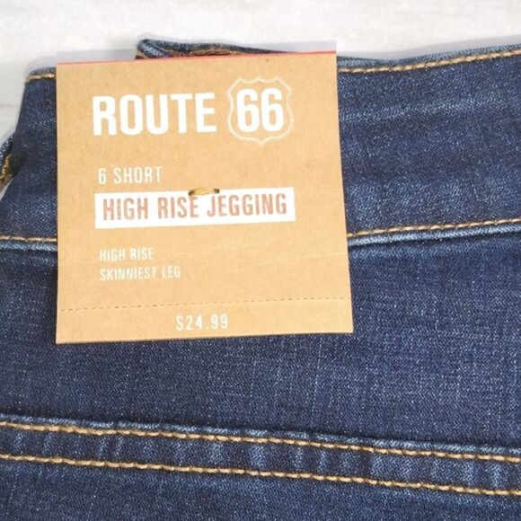 Women's High-Rise Jeggings Pants Size 6 Short - Picture 2 of 5